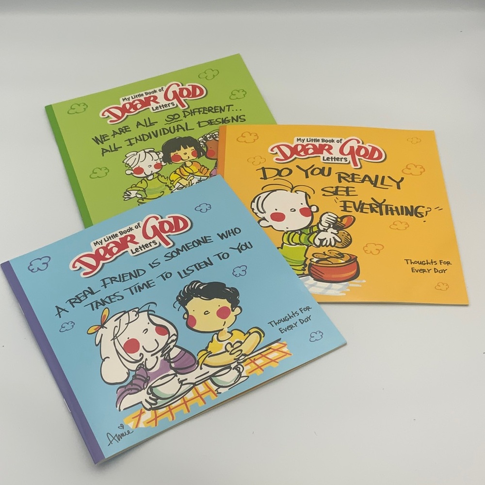 My Little Book of Dear God Letters Children's Book Set of 3